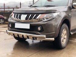 Ford Ranger Off Road Krom Ön Koruma Ön Tampon Koruma Demiri Krom Glocity Chrome 2006+ PST23 - 2