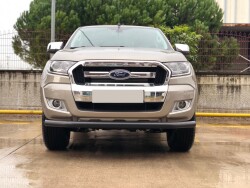 Ford Ranger Off Road Ön Tampon Koruma Demiri Siyah Tekli Bıyık Tetriplus Black 2006+ PST20 - 2