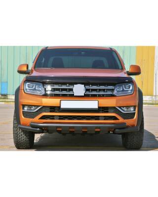 İsuzu Dmax Off Road Siyah Ön Koruma Ön Tampon Koruma Demiri Krom Glocity Black 2006+ PST24 - 1