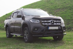 Mercedes X-Class Off Road Ön Tampon Koruma Demiri Siyah FaceOff Black 2017+ PST15 - AQM4WD