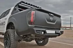 Nissan Navara Off Road Arka Tampon Koruma Rear Bumper 2010-2021 AQM-M20 - AQM4WD