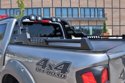 Nissan Navara Off Road Metal Işıklı Rollbar 2010-2021 AQM-X10 - AQM4WD