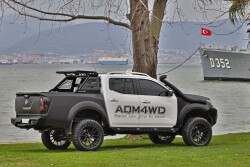 Nissan Navara Off Road Metal Sepetli Rollbar 2010-2021 AQM-M10 - AQM4WD