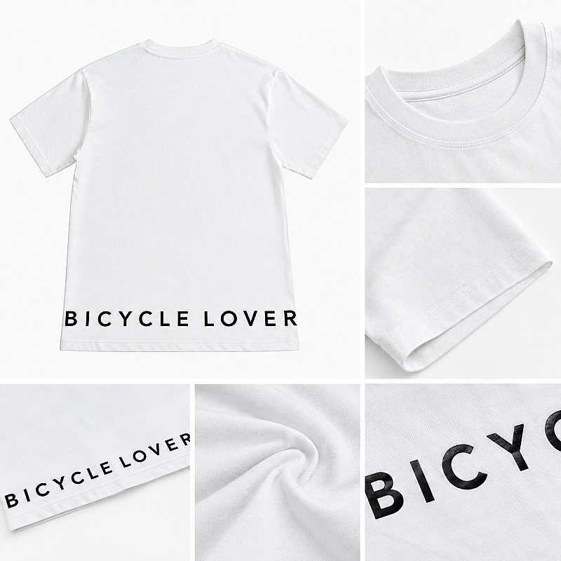 Roxform Bicycle Lover Baskılı Oversize Tişört | Unisex Bisiklet Tişörtü - 9