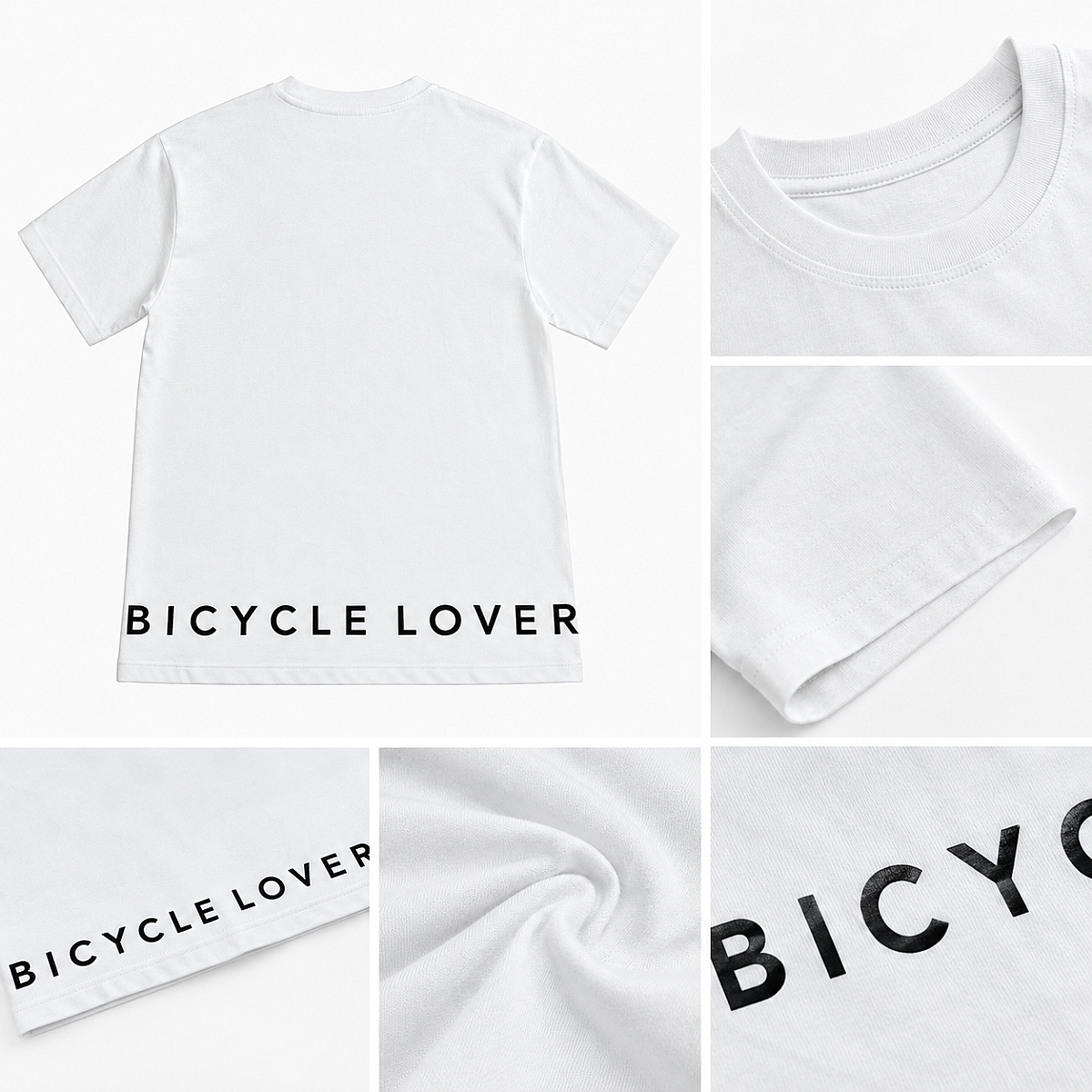 Roxform Bicycle Lover Baskılı Oversize Tişört | Unisex Bisiklet Tişörtü - 9