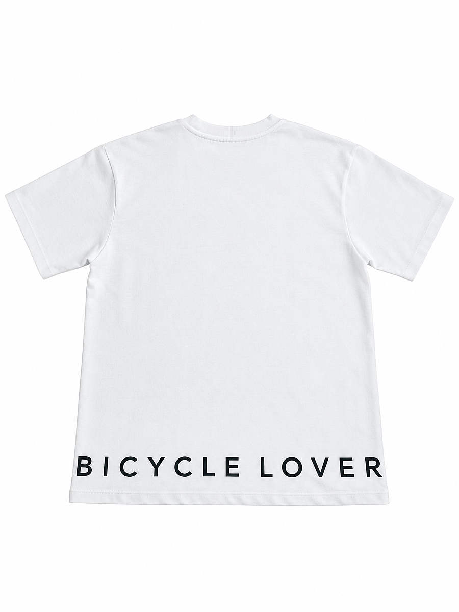 Roxform Bicycle Lover Baskılı Oversize Tişört | Unisex Bisiklet Tişörtü - 7