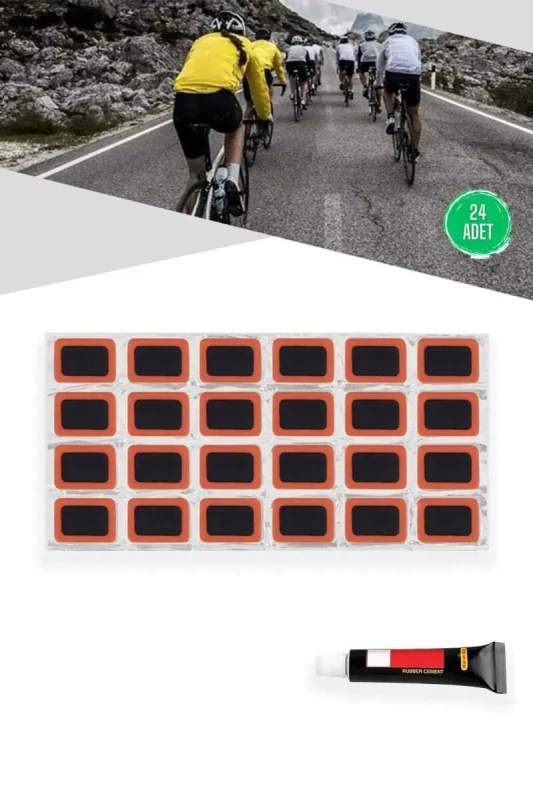 Roxform Bisiklet Lastik Tamir Yama Seti Hızlı Bakım Kiti– 24’lü XBYC 9010 M48 - Roxform