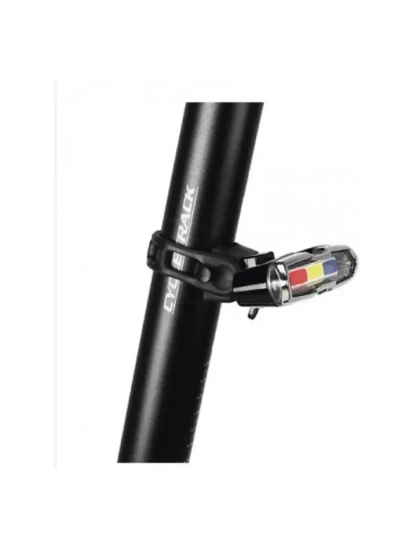 Roxform Bisiklet USB Şarjlı Led Işık Çakar Arka Lamba XBYC 6017-3 - 4