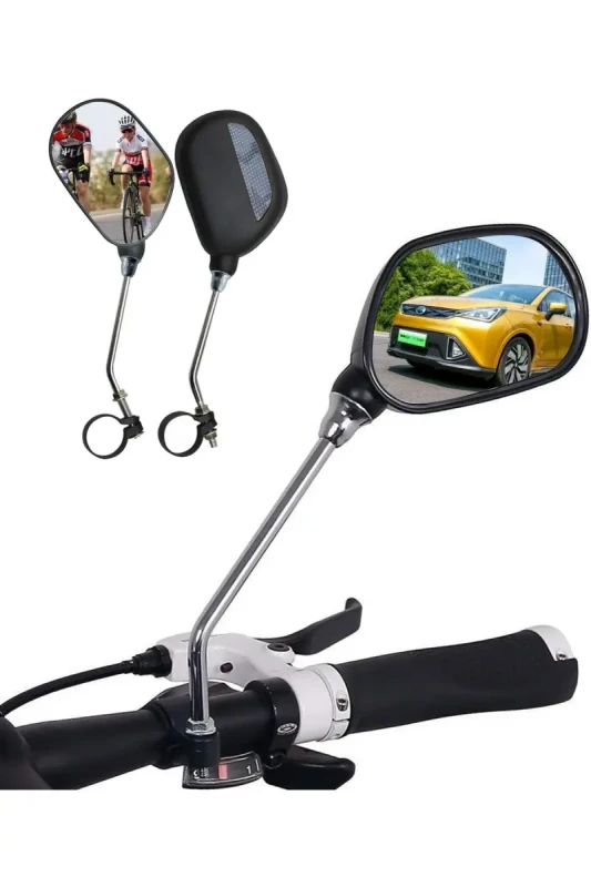 Roxform Bisiklet Ve Elektrikli Bisiklet Reflektörlü Kelepçeli Ayna Bisiklet Aynası JY-102 Mirror - Roxform (1)