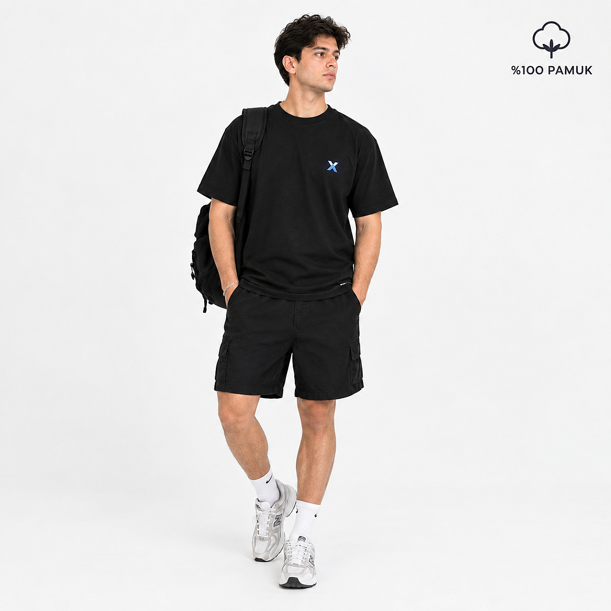 Roxform Motorcycle Lover Baskılı Oversize Tişört | Unisex Bisiklet Tişörtü - 5