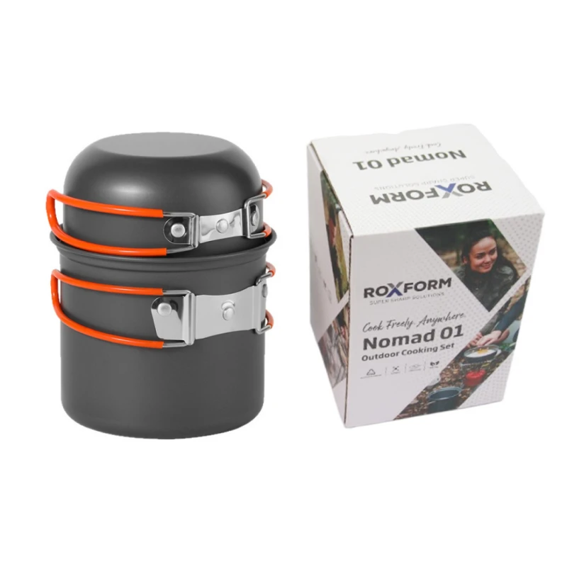 Roxform Nomad 01 Kamp Tencere Seti – Hafif ve Kompakt Kamp Seti - 4