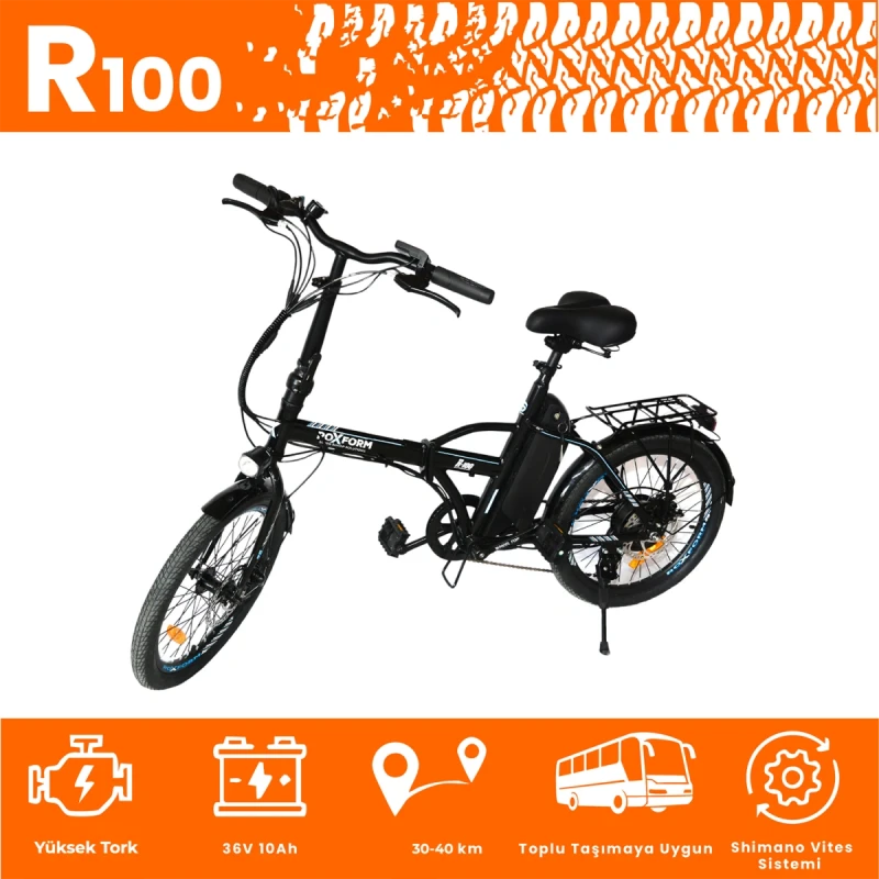 Roxform R-100 Elektrikli Katlanabilir Bisiklet 20 İnç Şehir Bisikleti - Roxform (1)