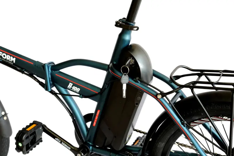 Roxform R-100 Elektrikli Katlanabilir Bisiklet 20 İnç Şehir Bisikleti - 53