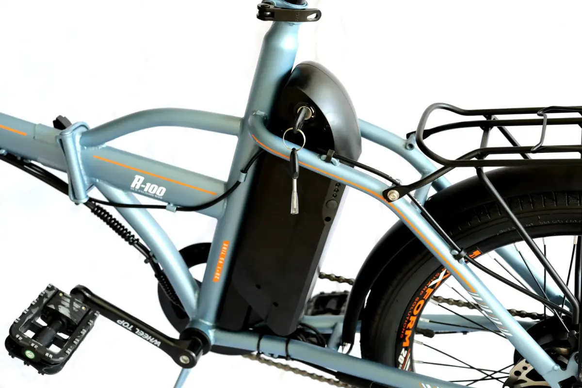 Roxform R-100 Elektrikli Katlanabilir Bisiklet 20 İnç Şehir Bisikleti - 45