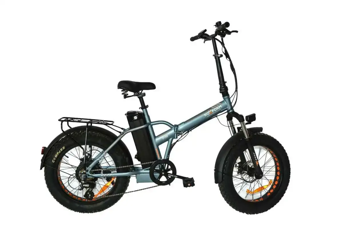 Roxform R-200 Elektrikli Katlanabilir Bisiklet 10AH Shimano Altus 20 İnç Şehir Bisikleti - 1
