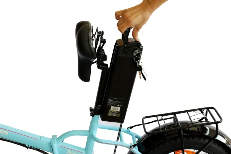 Roxform R-200 Elektrikli Katlanabilir Bisiklet 10AH Shimano Altus 20 İnç Şehir Bisikleti - 49