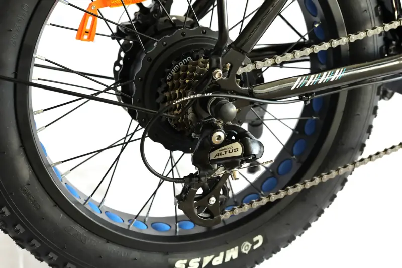 Roxform R-200 Elektrikli Katlanabilir Bisiklet 10AH Shimano Altus 20 İnç Şehir Bisikleti - 50