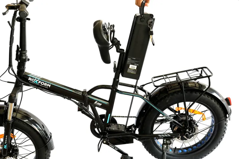 Roxform R-200 Elektrikli Katlanabilir Bisiklet 10AH Shimano Altus 20 İnç Şehir Bisikleti - 55