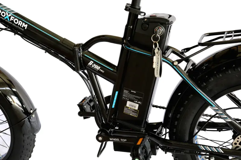 Roxform R-200 PRO Elektrikli Katlanabilir Bisiklet 10AH/13AH Shimano Altus Hidrolik Fren Şehir Bisikleti - 41