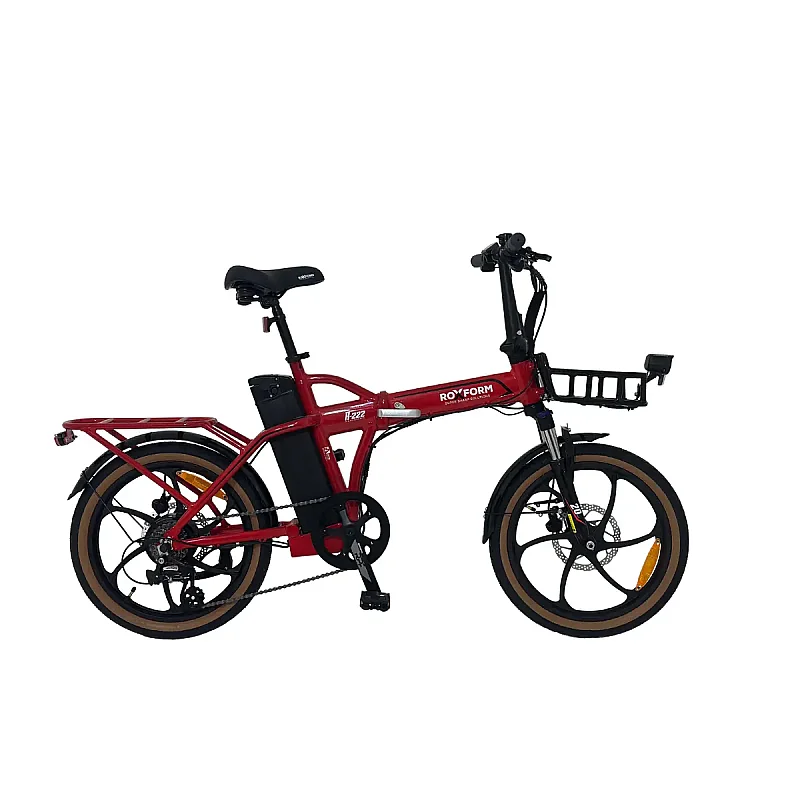 Roxform R-222 Elektrikli Katlanabilir Bisiklet 20AH Shimano Altus Hidrolik Fren Alüminyum Kadro - Roxform