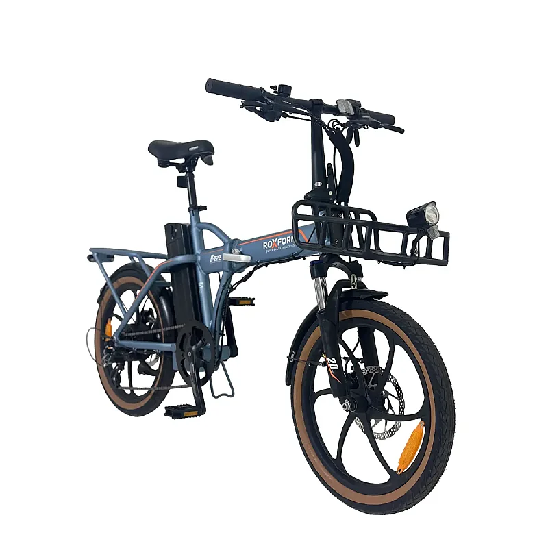 Roxform R-222 Elektrikli Katlanabilir Bisiklet 20AH Shimano Altus Hidrolik Fren Alüminyum Kadro - 5
