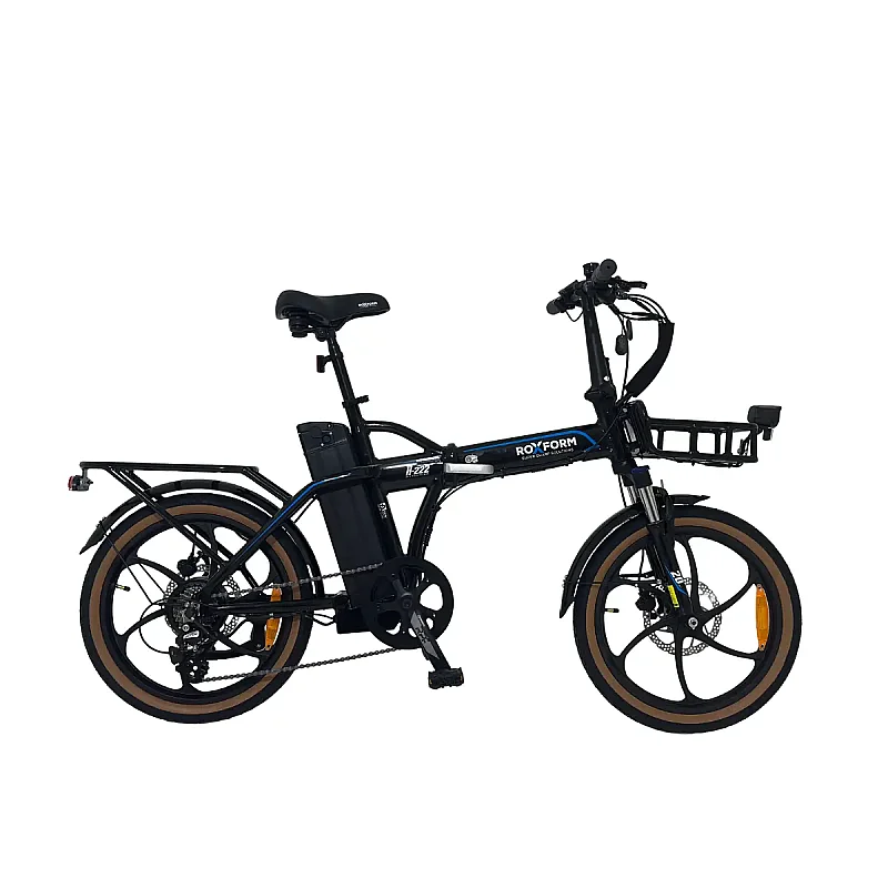 Roxform R-222 Elektrikli Katlanabilir Bisiklet 20AH Shimano Altus Hidrolik Fren Alüminyum Kadro - 7