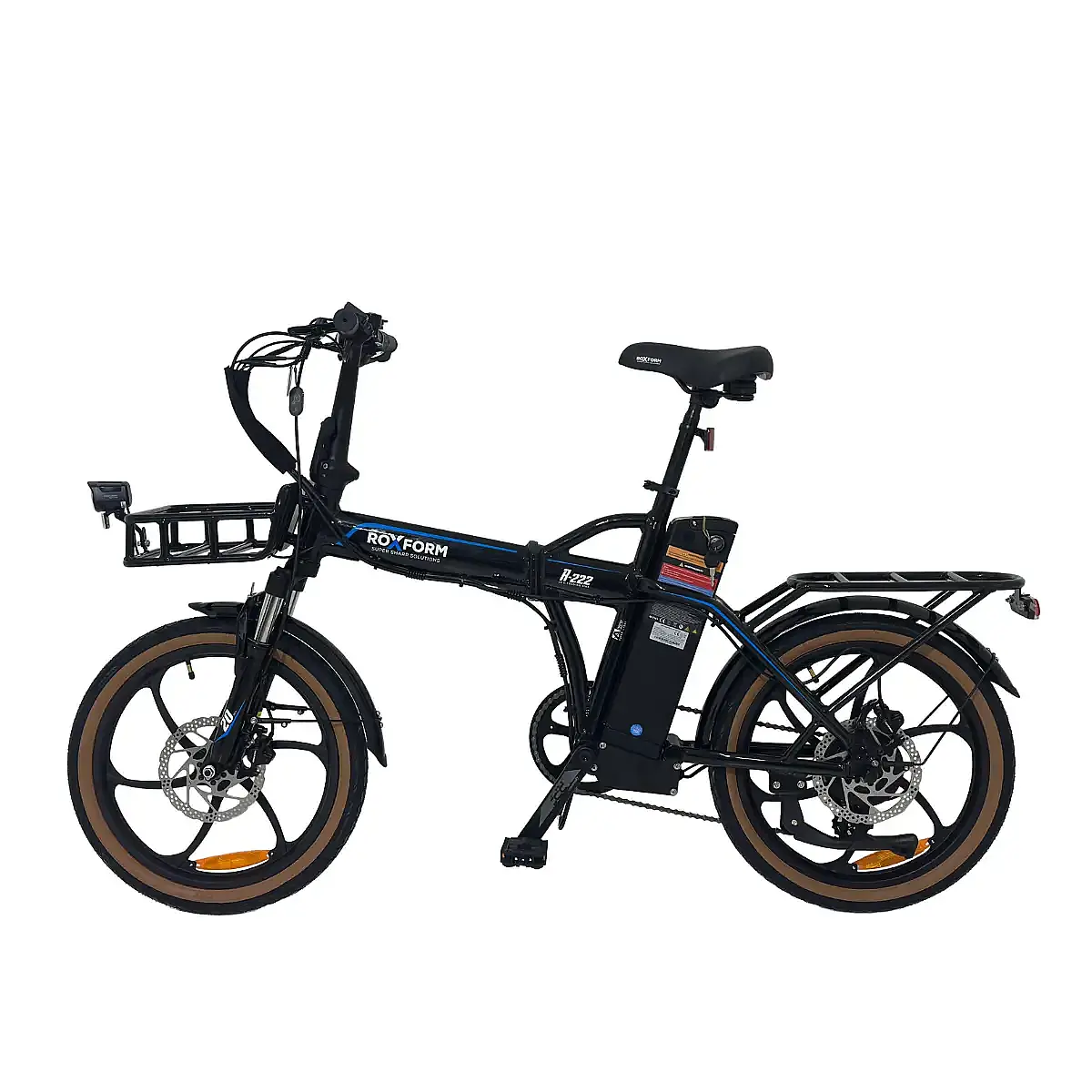 Roxform R-222 Elektrikli Katlanabilir Bisiklet 20AH Shimano Altus Hidrolik Fren Alüminyum Kadro - 9
