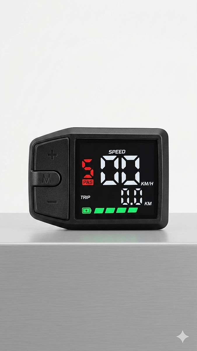 Roxform R-300 Elektrikli Bisiklet Dijital Ekran Renkli LCD Gösterge 20