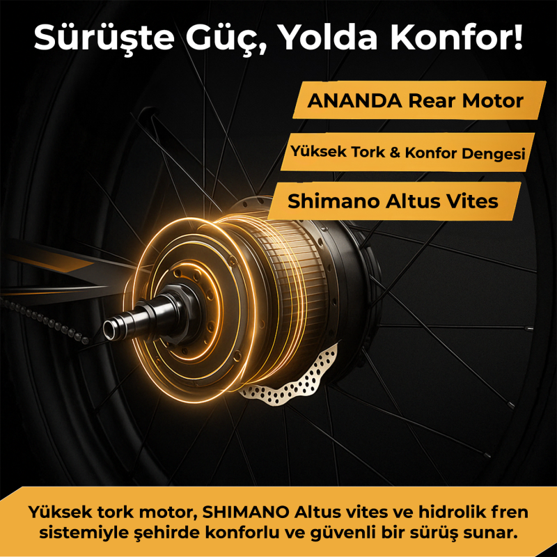 Roxform R-300 Elektrikli Katlanabilir Bisiklet 13AH/15AH/20AH Shimano Altus Hidrolik Fren Alüminyum Kadro - 28