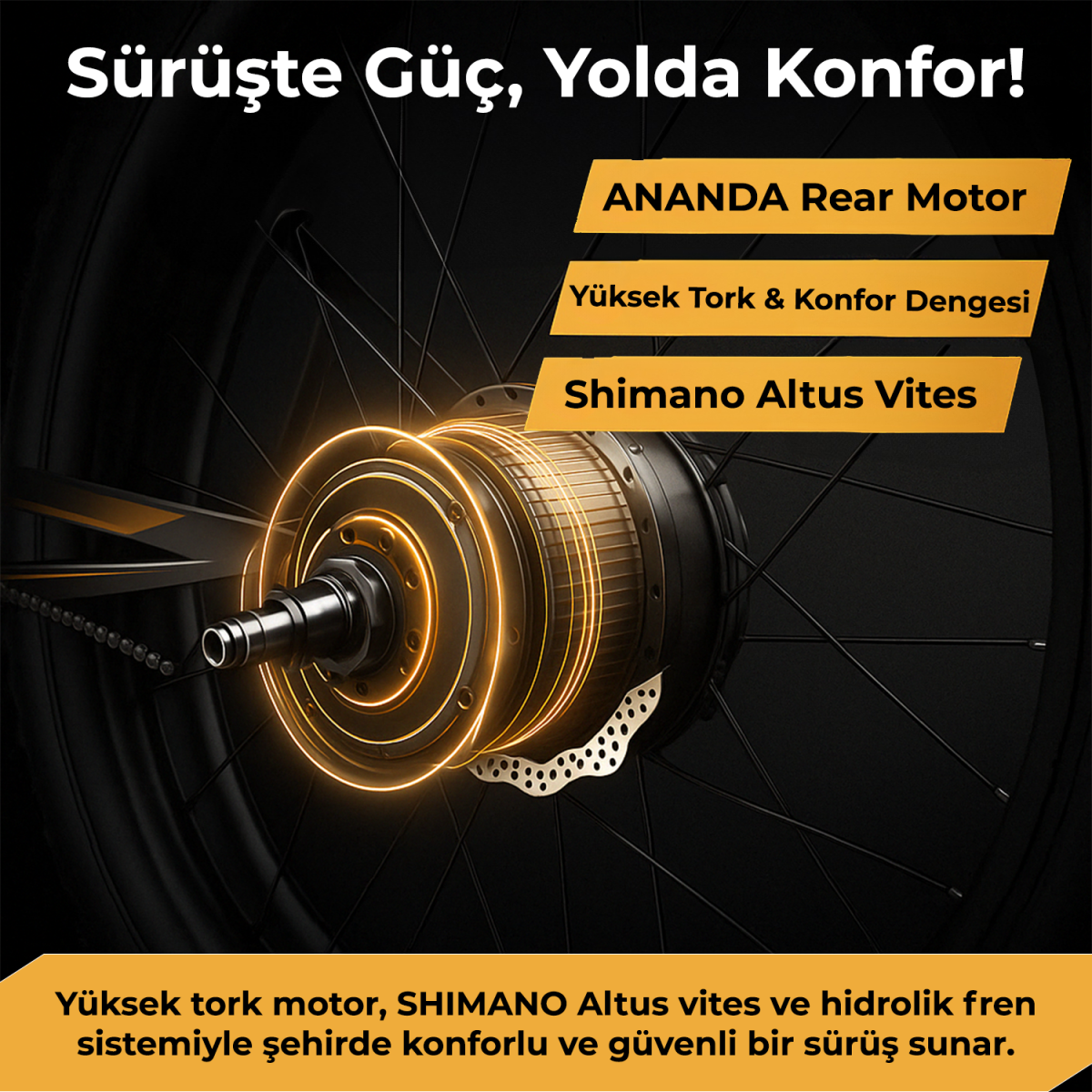 Roxform R-300 Elektrikli Katlanabilir Bisiklet 13AH/15AH/20AH Shimano Altus Hidrolik Fren Alüminyum Kadro - 28