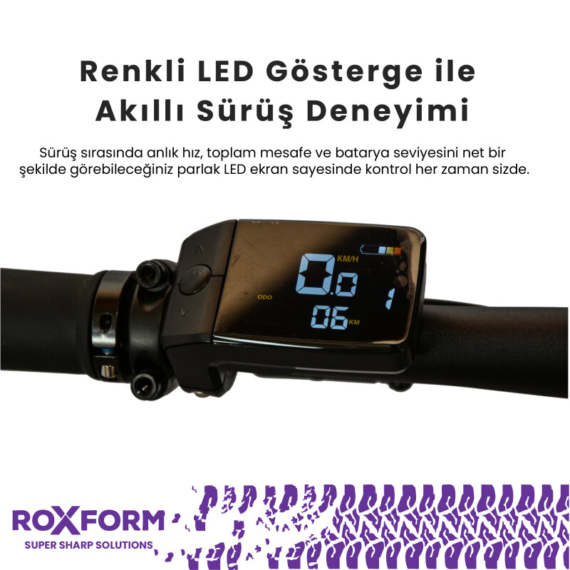 Roxform R-300 Elektrikli Katlanabilir Bisiklet 13AH/15AH/20AH Shimano Altus Hidrolik Fren Alüminyum Kadro - 29