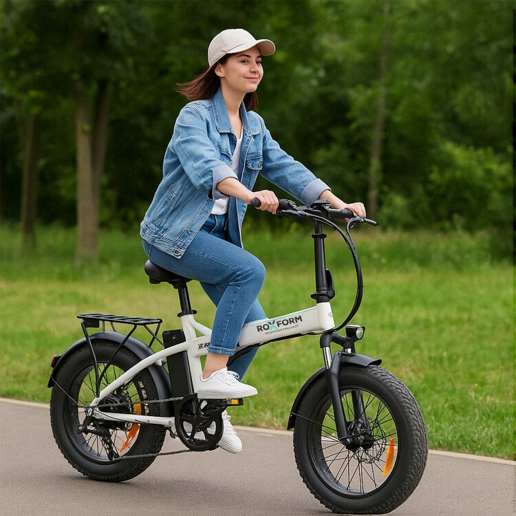 Roxform R-300 Elektrikli Katlanabilir Bisiklet 13AH/15AH/20AH Shimano Altus Hidrolik Fren Alüminyum Kadro - 43