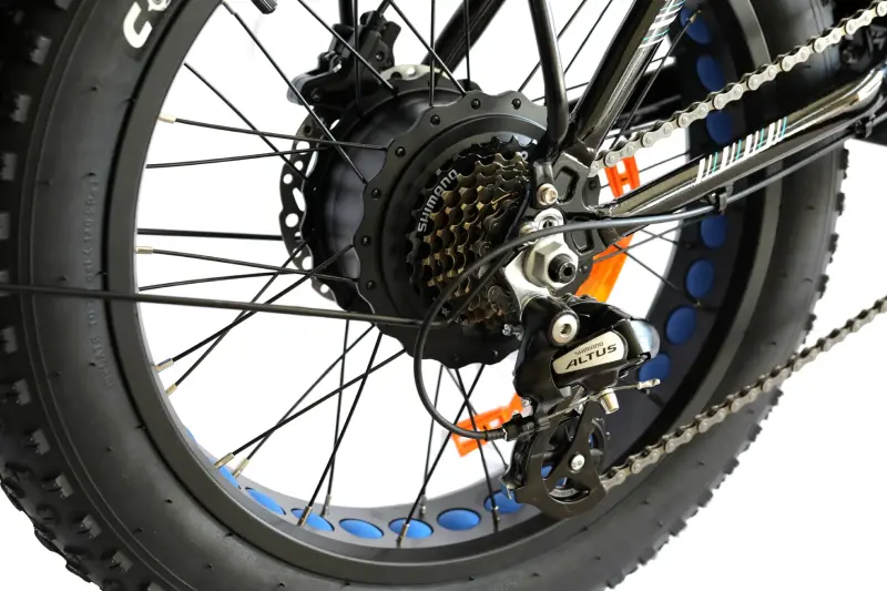 Roxform R-300 Elektrikli Katlanabilir Bisiklet 13AH/15AH/20AH Shimano Altus Hidrolik Fren Alüminyum Kadro - 44