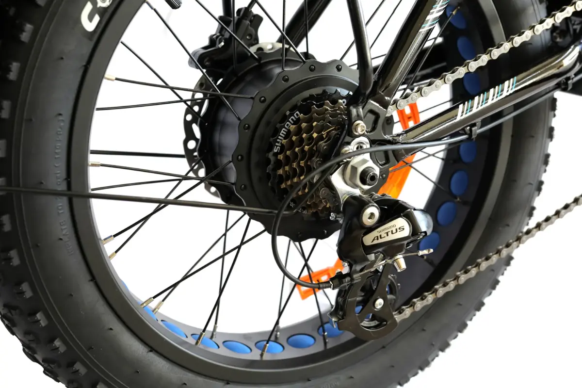 Roxform R-300 Elektrikli Katlanabilir Bisiklet 13AH/15AH/20AH Shimano Altus Hidrolik Fren Alüminyum Kadro - 44