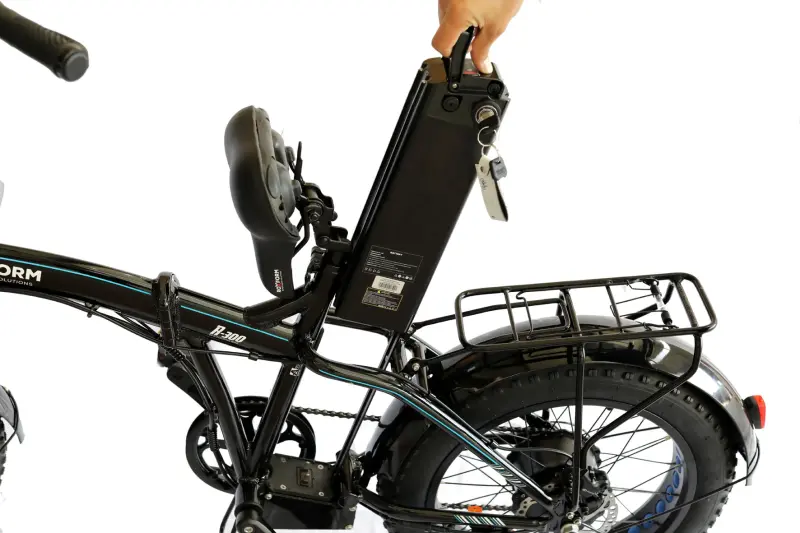 Roxform R-300 Elektrikli Katlanabilir Bisiklet 13AH/15AH/20AH Shimano Altus Hidrolik Fren Alüminyum Kadro - 52