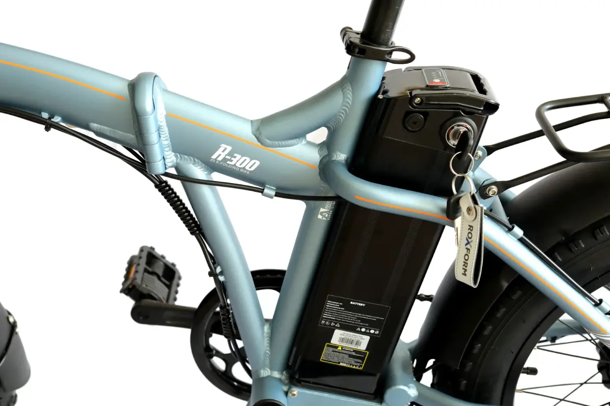 Roxform R-300 Elektrikli Katlanabilir Bisiklet 13AH/15AH/20AH Shimano Altus Hidrolik Fren Alüminyum Kadro - 57