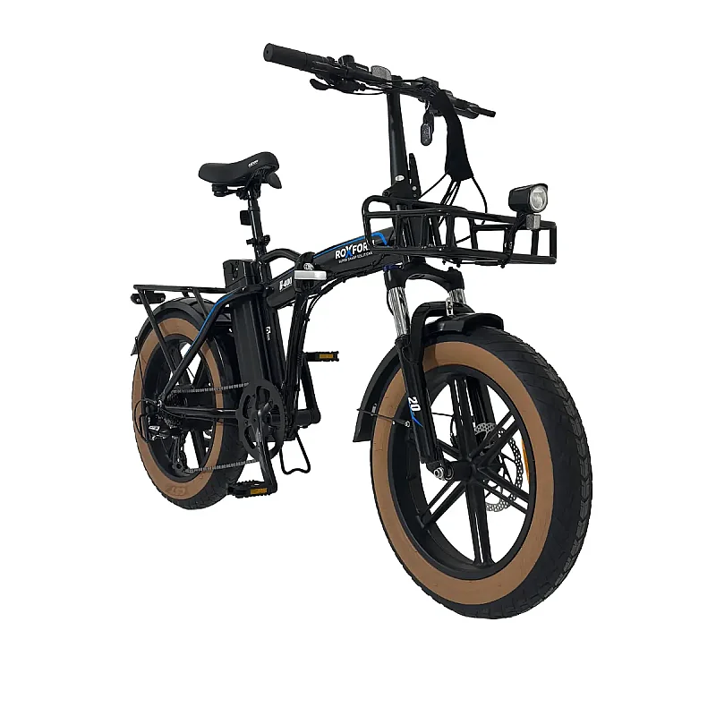 Roxform R-400 Elektrikli Katlanabilir Bisiklet 20AH Shimano Altus Hidrolik Fren Alüminyum Kadro - 5