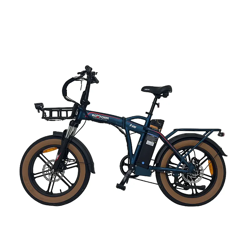 Roxform R-400 Elektrikli Katlanabilir Bisiklet 20AH Shimano Altus Hidrolik Fren Alüminyum Kadro - 3