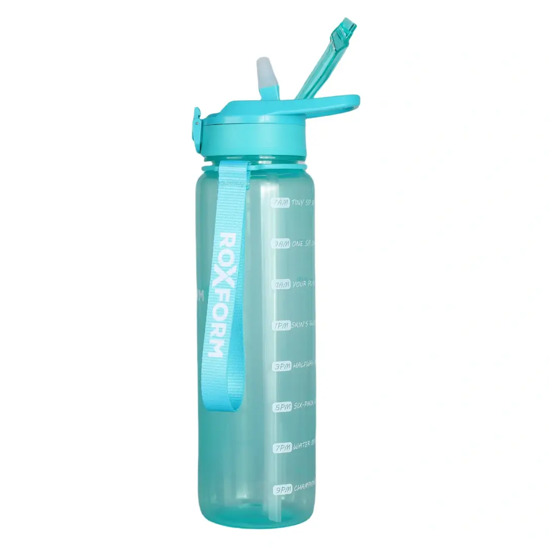 Roxform Suluk Matara 1100 ml, Premium PP Malzeme, Sağlıklı BPA & BPS İçermez, Kılıflı, Çift Kapaklı, Koku Yapmaz, Sızdırmaz ve Dayanıklı, Mavi - 7