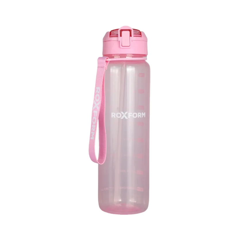 Roxform Suluk Matara 1100 ml, Premium PP Malzeme, Sağlıklı BPA & BPS İçermez, Kılıflı, Çift Kapaklı, Koku Yapmaz, Sızdırmaz ve Dayanıklı, Pembe - 6