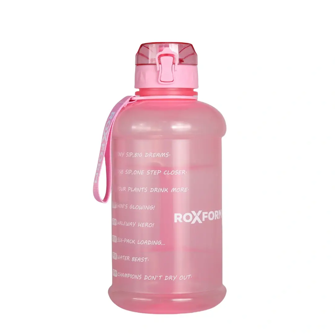 Roxform Suluk Matara 2200 ml, Premium PP Malzeme, Sağlıklı BPA & BPS İçermez, Kılıflı, Çift Kapaklı, Koku Yapmaz, Sızdırmaz ve Dayanıklı,Pembe Desen Cep Kılıf, Pembe - 5