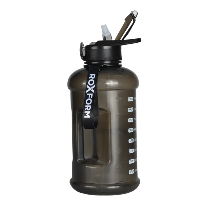 Roxform Suluk Matara 2200 ml, Premium PP Malzeme, Sağlıklı BPA & BPS İçermez, Kılıflı, Çift Kapaklı, Koku Yapmaz, Sızdırmaz ve Dayanıklı, Lacivert Ay Kılıf, Siyah - 7