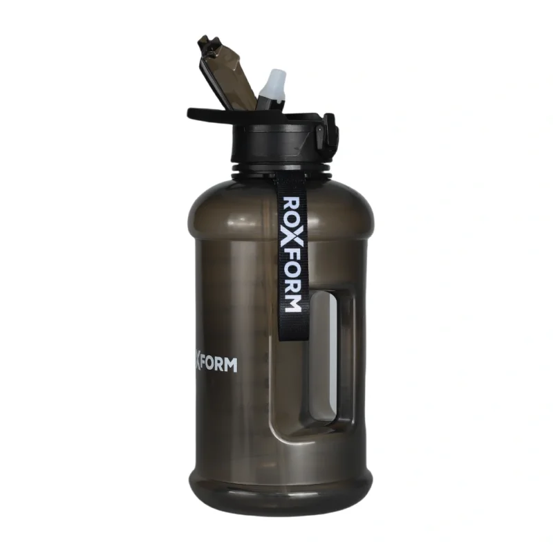 Roxform Suluk Matara 2200 ml, Premium PP Malzeme, Sağlıklı BPA & BPS İçermez, Kılıflı, Çift Kapaklı, Koku Yapmaz, Sızdırmaz ve Dayanıklı, Bordo Kılıf, Siyah - 6
