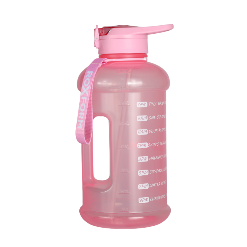 Roxform Suluk Matara 2200 ml, Premium PP Malzeme, Sağlıklı BPA & BPS İçermez, Kılıflı, Çift Kapaklı, Koku Yapmaz, Sızdırmaz ve Dayanıklı, Krem Kılıf, Pembe - 4