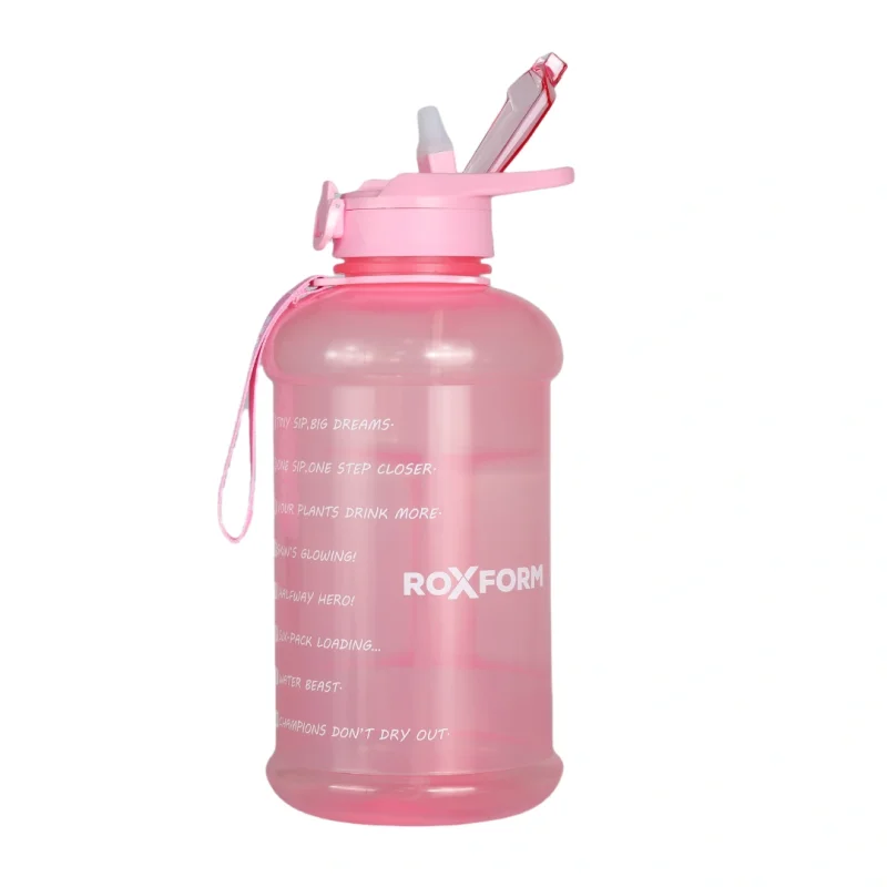 Roxform Suluk Matara 2200 ml, Premium PP Malzeme, Sağlıklı BPA & BPS İçermez, Kılıflı, Çift Kapaklı, Koku Yapmaz, Sızdırmaz ve Dayanıklı, Pembe Kılıf, Pembe - 8