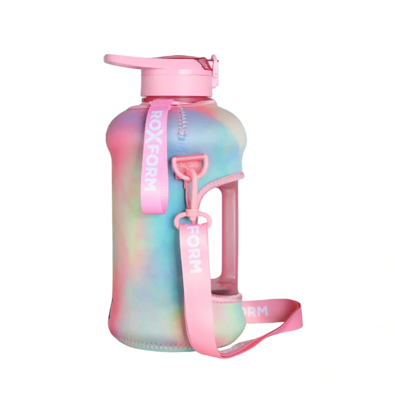 Roxform Suluk Matara 2200 ml, Premium PP Malzeme, Sağlıklı BPA & BPS İçermez, Kılıflı, Çift Kapaklı, Koku Yapmaz, Sızdırmaz ve Dayanıklı, Renkli Kılıf, Pembe - 5