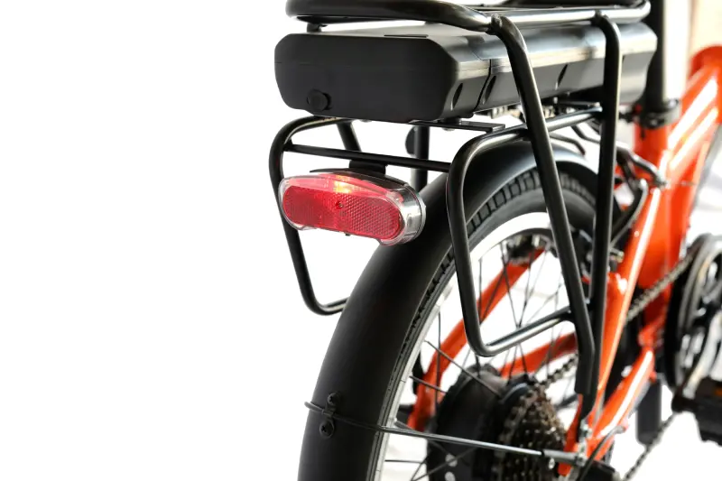 Roxform Venüs Eco Elektrikli Katlanabilir Bisiklet 7.8AH Turuncu Alüminyum Kadro - 5