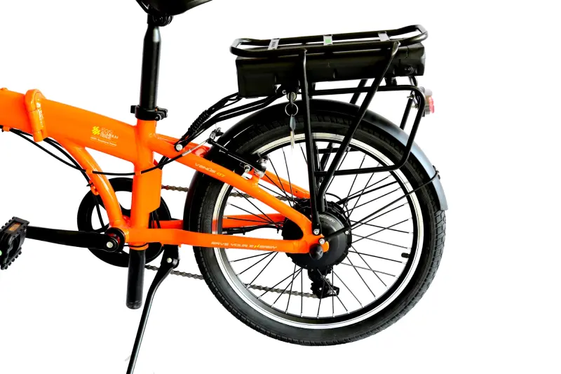 Roxform Venüs Eco Elektrikli Katlanabilir Bisiklet 7.8AH Turuncu Alüminyum Kadro - 10