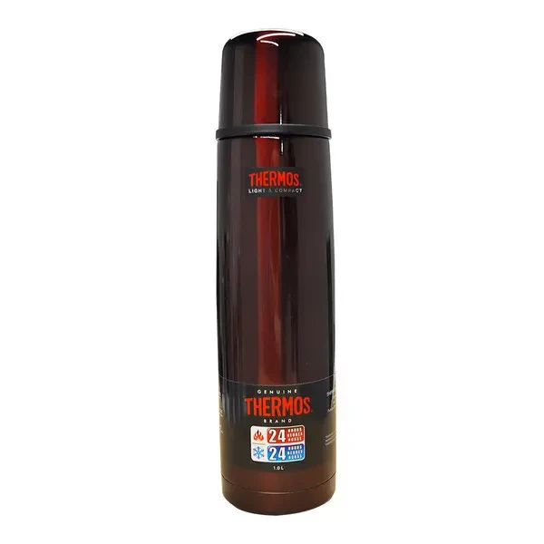 THERMOS TERMOS FBB-1000 LIGHT & COMPACT 1L MIDNIGHT RED KAMP TERMOSU 185199 - Thermos