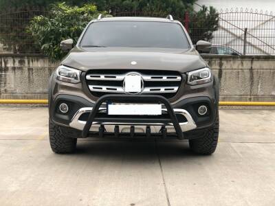 Toyota Revo Off Road Siyah Karterli Ön Koruma Ön Tampon Koruma Demiri İnformplus Black 2006+ PWT02 - 1